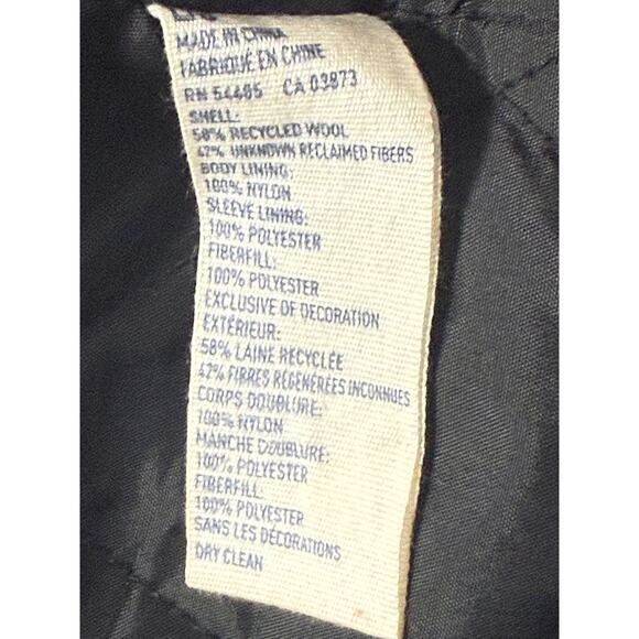 American Eagle Outfitters Double Breasted Wool Peacoat, Size L - Picture 6 of 7